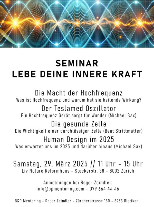 Seminar Lebe deine Innere Kraft